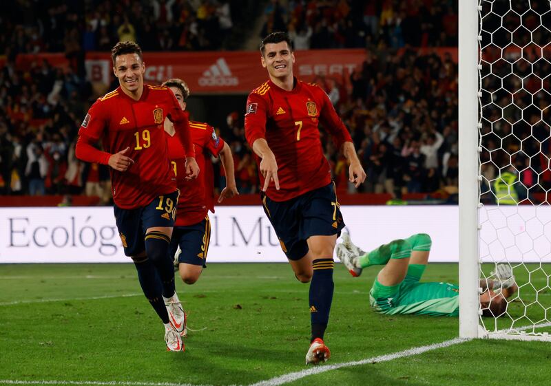 November 14, 2021. Spain 1 (Morata 86') Sweden 0: Alvaro Morata's late goal secured Spain's spot in the Qatar finals and condemned Sweden to what would be a doomed bid to qualify via the play-offs. The Spaniards maintained their run of reaching every World Cup since 1974. Luis Enrique said:  "I’ve felt much more pressure in this last few games than in the Euros or Nations League. It’s taken a 100 kilo rucksack off my back." Reuters