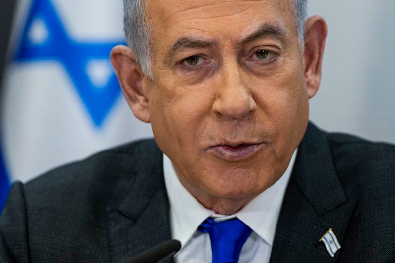Israeli Prime Minister Benjamin Netanyahu is under intense pressure at home to release hostages. AP