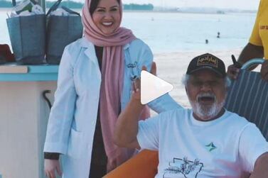 Dubai Health Authority recently posted a video showcasing senior citizens partaking in fitness activities. Courtesy DHA
