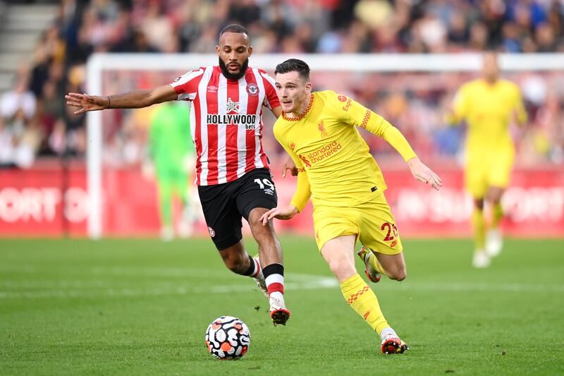 Andrew Robertson - 3. The Scot was disconcertingly poor. He rarely got forward and was tentative while defending. Getty Images