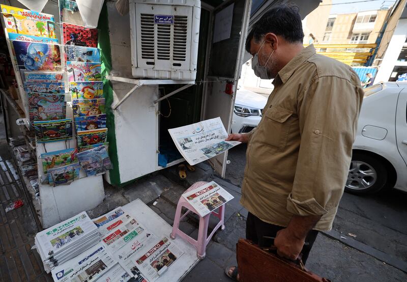 Iranian authorities have banned Behrooz Behzadi,, the editor-in-chief of Etemad newspaper, from working for a year. AFP