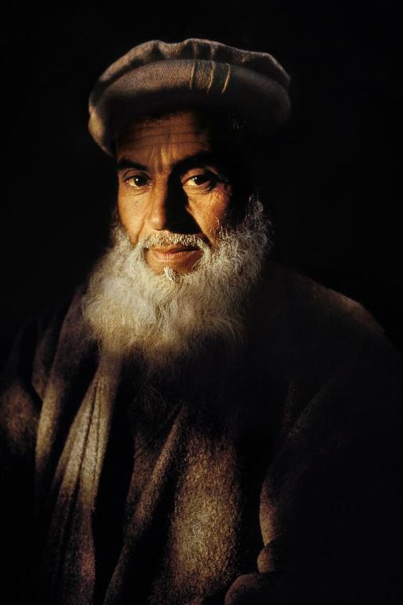 Man with cloudy beard, 1992. Copyright ©Steve McCurry / Magnum Photos