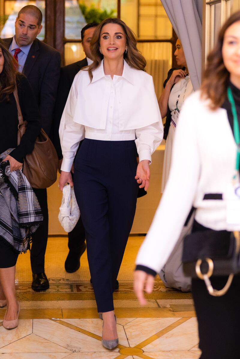 Queen Rania during the Earthshot Prize Innovation Summit in New York last year