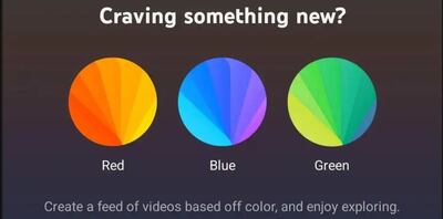Some YouTube users have received a prompt to choose colours and will then recommend them videos accordingly. Photo: YouTube