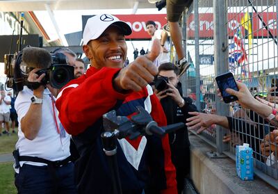 Lewis Hamilton, who took third at the British Grand Prix, has a patchy record in Austria. Reuters