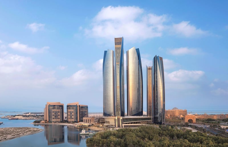 Conrad Abu Dhabi Etihad Towers is the capital's newest hotel. Courtesy Hilton