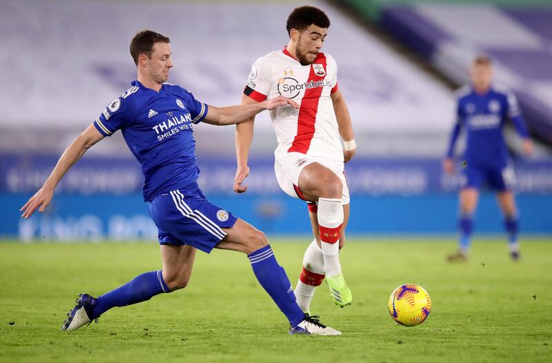 Che Adams – 6. Provided good running behind the Leicester defence but couldn’t make the most of it. AP