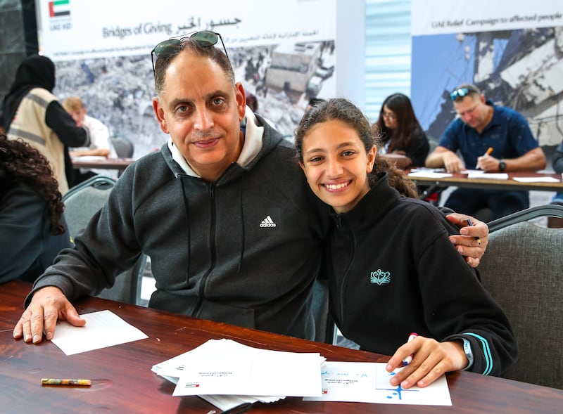 Ahmed Moawad and daughter, Jana