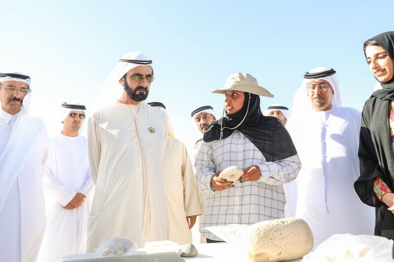 DUBAI, 9th January, 2020 (WAM) -- Sheikh Mohammed bin Rashid, Vice President, Prime Minister and Ruler of Dubai, has visited the Jumeirah Archaeological Site. The site is one of the most historical archeological sites in the UAE and was discovered in 1969. The site belongs to the Abbasid era in the 9th century, when the settlement served as a caravan stop along a trading route connecting Iraq and Oman to India and China. Wam