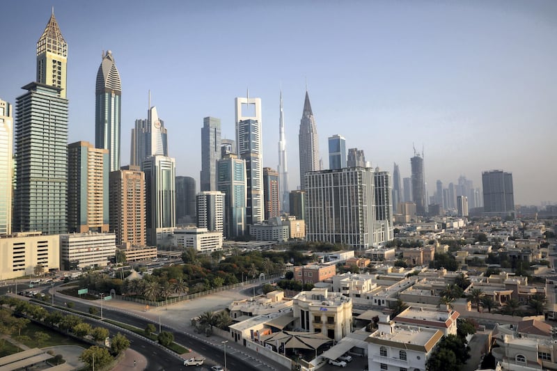 A general view of the Burj Khalifa and the downtown skyline in Dubai, United Arab Emirates, June 12, 2021. Picture taken June 12, 2021. REUTERS/Christopher Pike