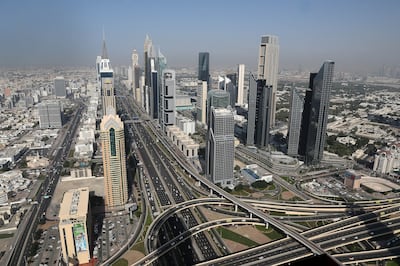 Sheikh Zayed Road has expanded over the years to meet the needs of a growing population. Pawan Singh / The National 