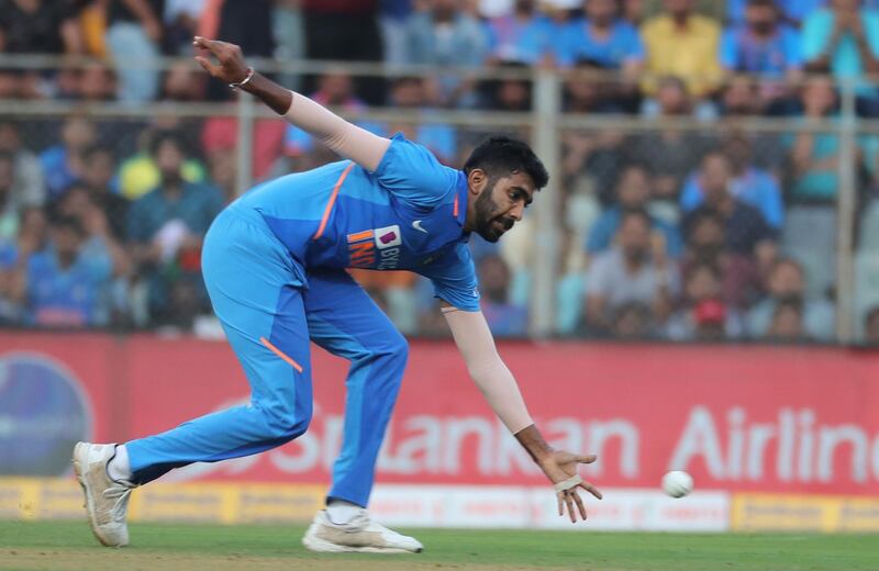 India pacer Jasprit Bumrah had an off day in Mumbai on Tuesday. AP