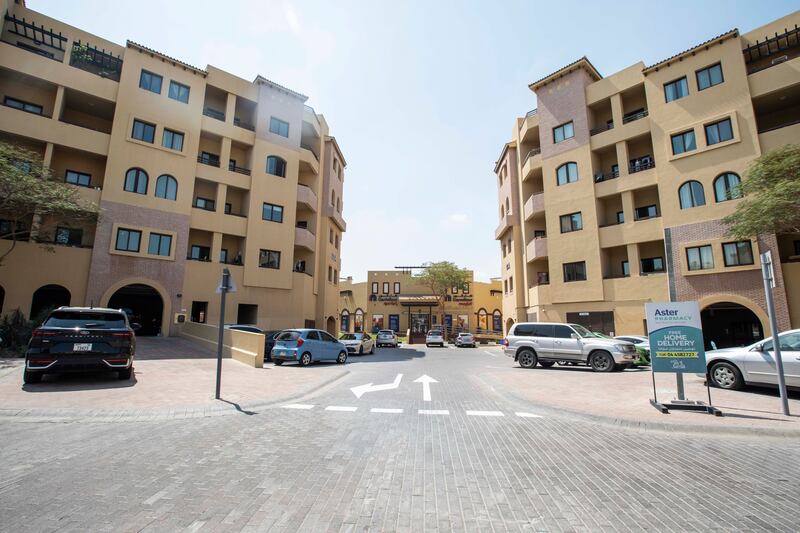 John Doringo’s community in Ghoroob, Mirdiff, Dubai. Photos: Ruel Pableo for The National
