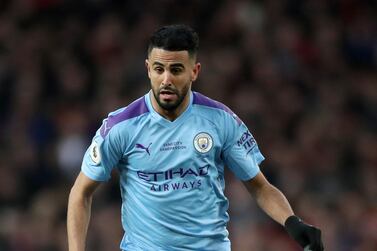 Manchester City's Riyad has tested positive for coronavirus. PA