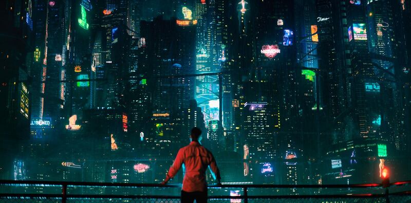 Joel Kinnaman in Altered Carbon. Courtesy Netflix