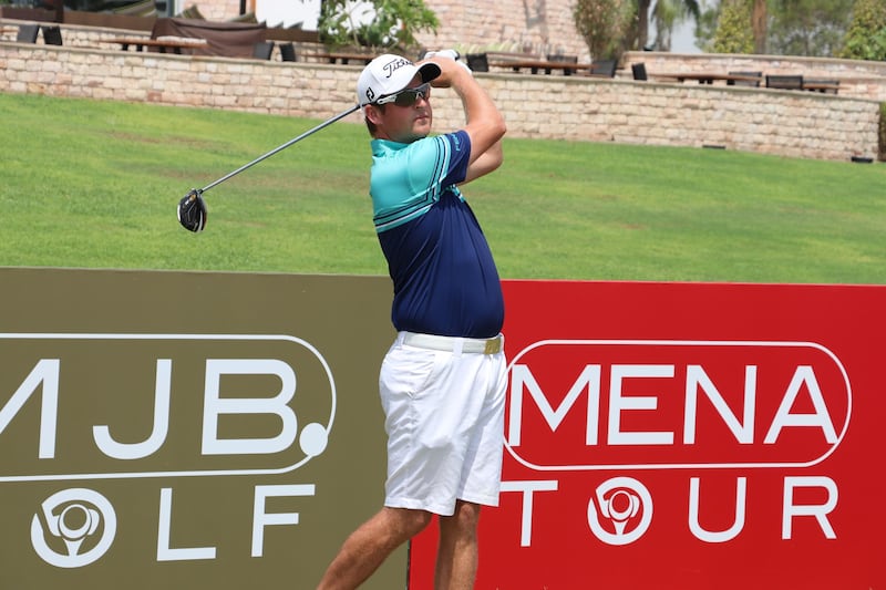 MG Keyser led the Dubai Creek Open from start to finish to clinch the trophy on Wednesday. Courtesy Mena Golf Tour