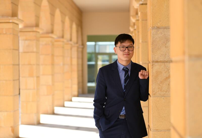 Diwen Xu, 18, wants to use his musical talent to become a composer.
