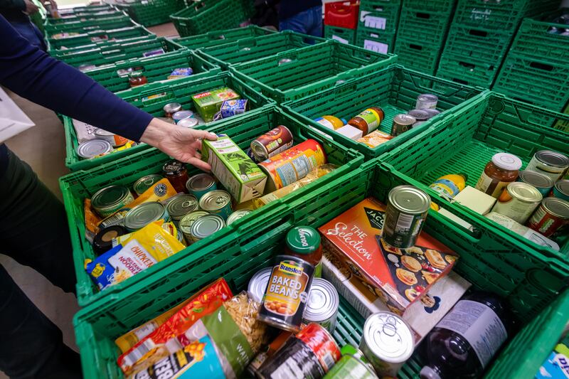 A food bank in Kingston Upon Thames, south-west London. EPA
