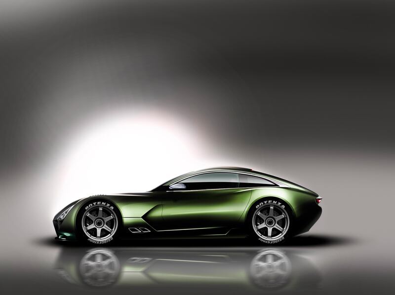A rendering of TVR's comeback model. Courtesy TVR