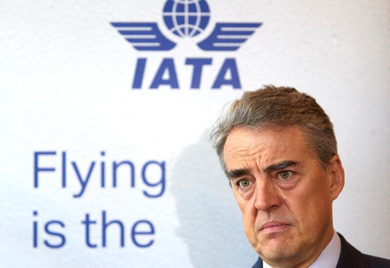 The International Air Transport Association (IATA) Director General and CEO, Alexandre de Juniac attends an interview with Reuters on the consequences of the outbreak of the coronavirus disease (COVID-19) in Geneva, Switzerland, March 13, 2020. REUTERS/Denis Balibouse