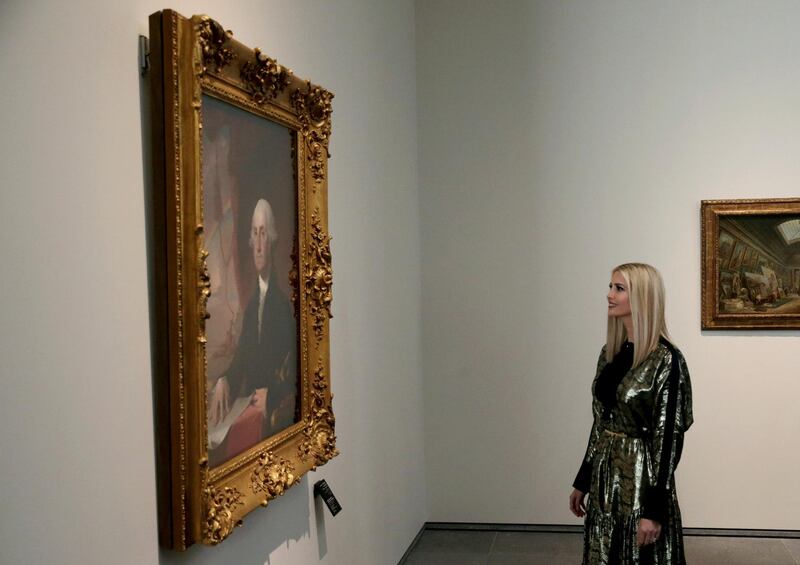 Ivanka Trump visits Louvre Abu Dhabi Museum in Abu Dhabi. Reuters