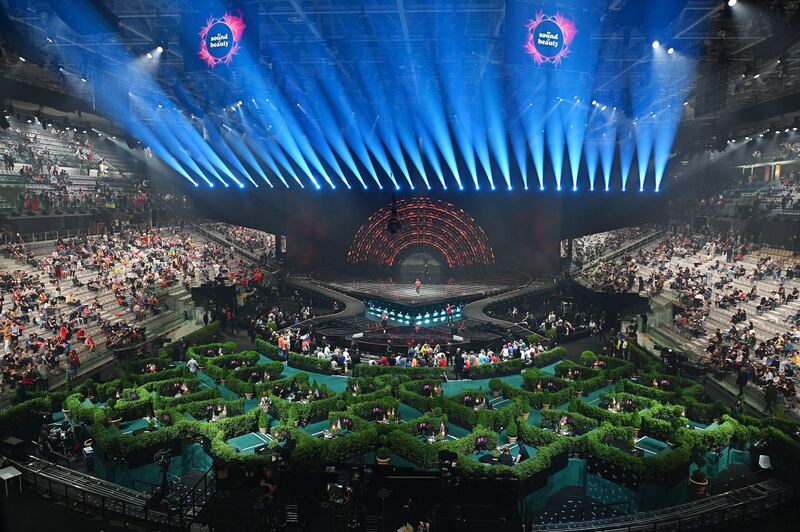 A total of 18 countries will take the stage at the second semi-final on Thursday, where 10 will reach Saturday's final, which will feature performances from 25 countries. EPA