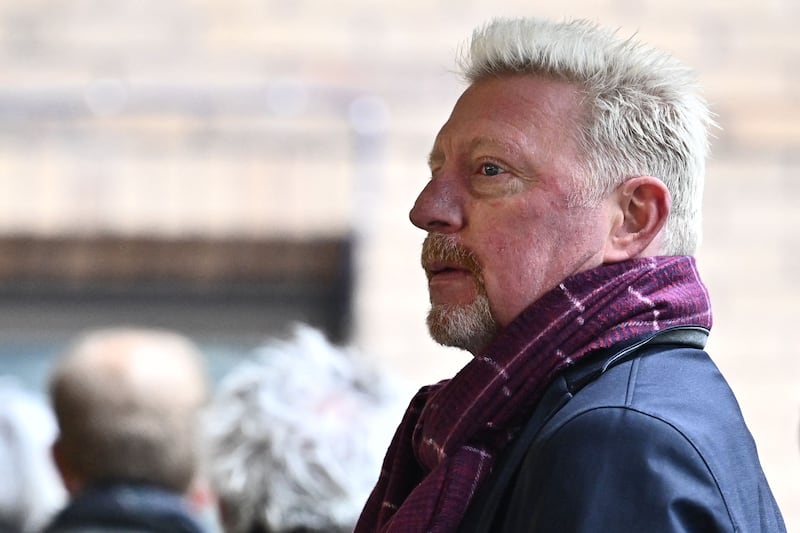 Boris Becker has been accused of concealing more than £1.3 million. AFP