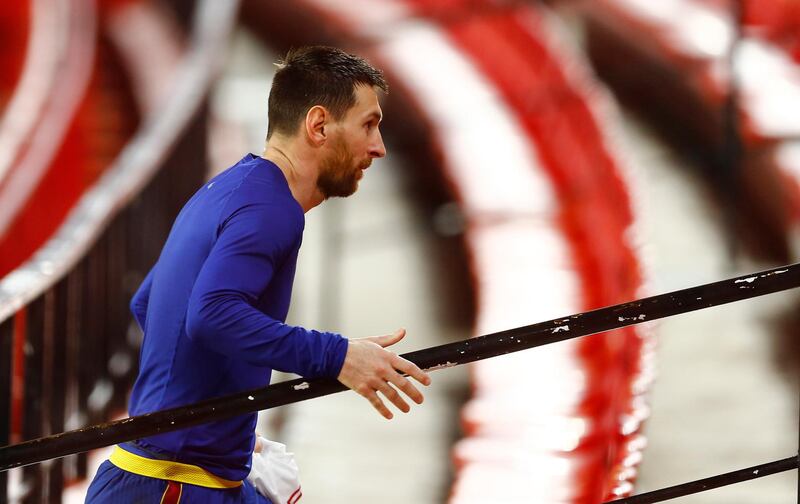 Lionel Messi after the match. Reuters