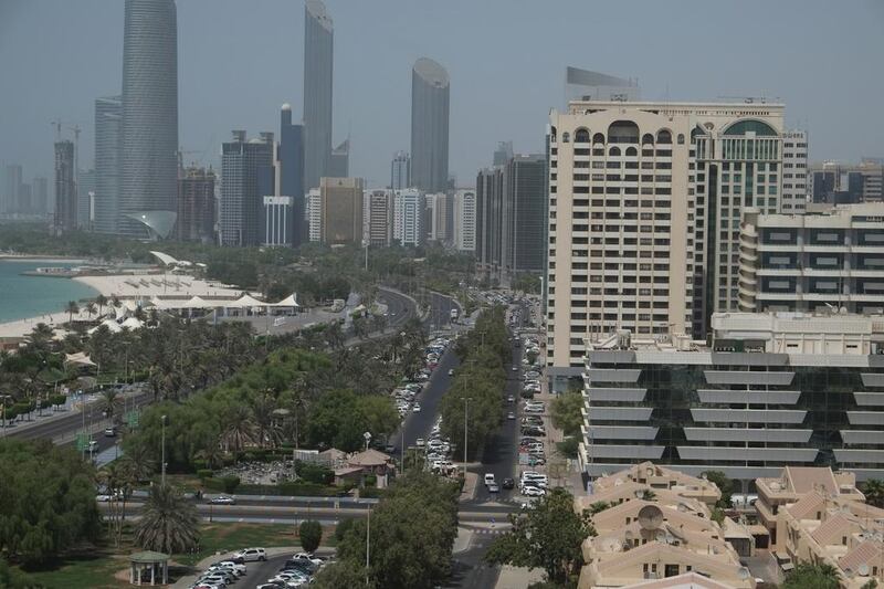 Villa rents in Abu Dhabi fell by 10 per cent during 2016 while apartment rents fell by an average of 7 per cent, Chestertons Mena said. Delores Johnson / The National
