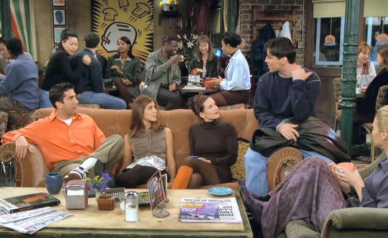 'Friends' was on the air for 10 years and made stars out of its main cast. Courtesy Netflix