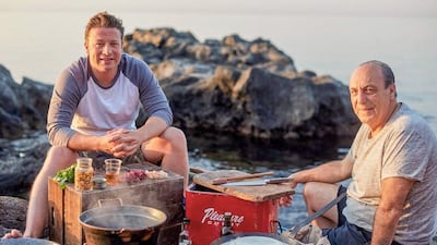 Jamie Oliver and Gennaro Contaldo on the Aeolian Islands
