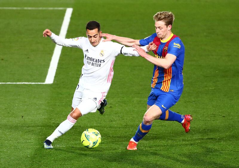 Frenkie de Jong 8. In form and helped the Catalans have 67% of possession, but it wasn’t to their advantage. Played in three different positions in the 90 minutes as Barça went four at the back at half time. Reuters