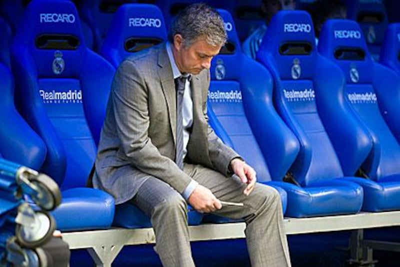 Mourinho had a enviable record of being unbeaten for nine years at his home matches. Pedro Acosta / AP Photo