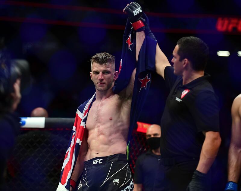 Dan Hooker is declared the winner by decision. Reuters