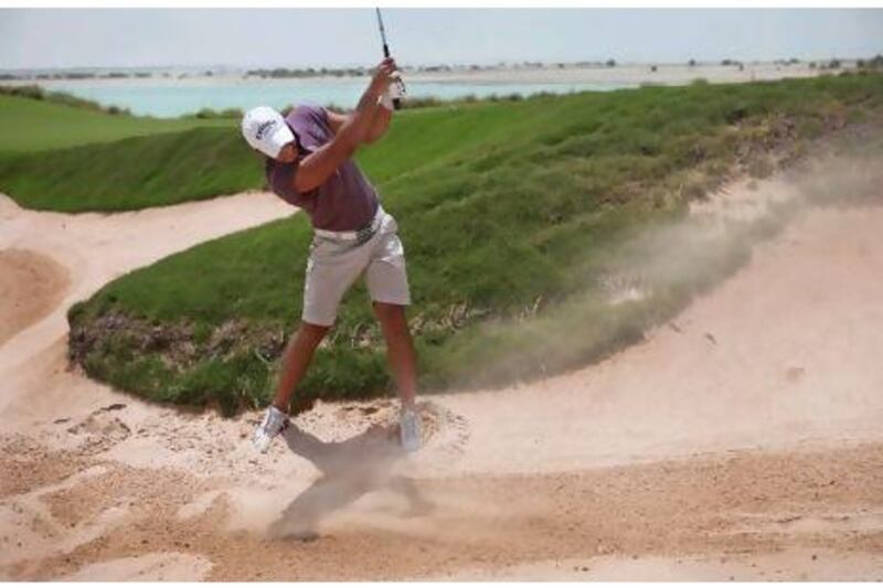 Sohail al Marzouqi, a six-handicapper, needs to shoot a 74 to make the team that will represent the UAE at the Nomura Cup. Delores Johnson / The National