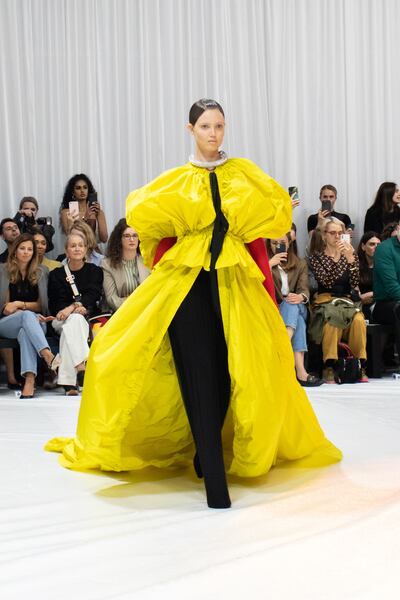 A look from Richard Quinn's spring/summer 2022 collection. Photo: Richard Quinn