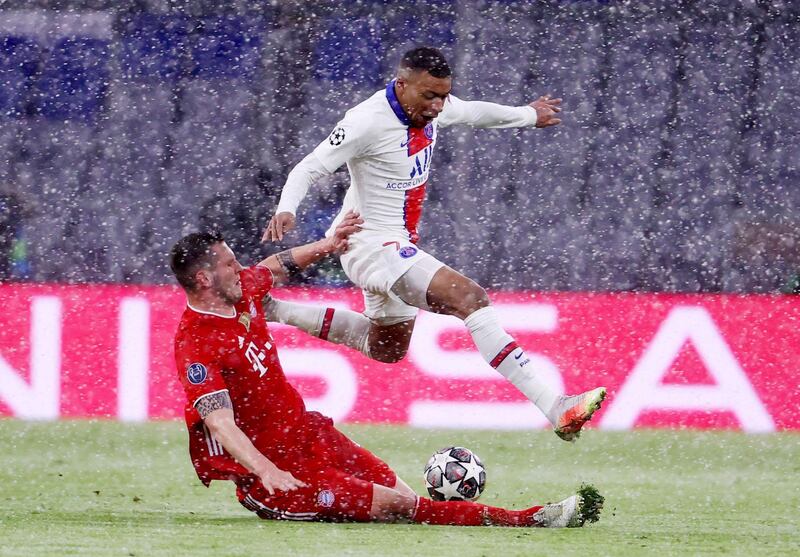 Niklas Sule - 5, Completely stopped when the ball went over his head for the game’s second and struggled before going off. Reuters