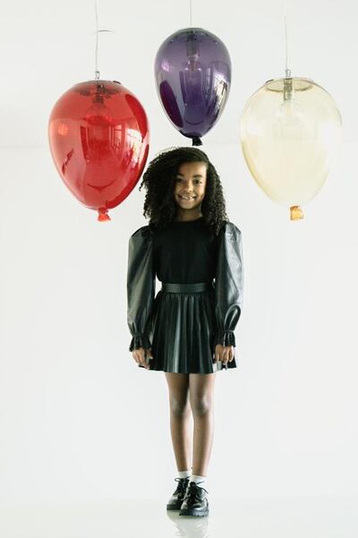 A look from Behnoode's first childrenswear collection. Courtesy Behnoode.