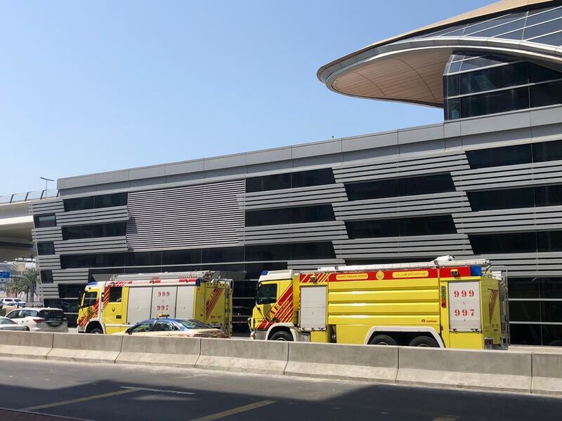 A technical error caused service disruptions at five Dubai Metro stations, including Sharaf DG, on Wednesday. Chris Whiteoak / The National 