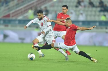 The UAE rebounded from successive defeats in World Cup qualification on Tuesday night when the side beat Yemen 3-0. Credit: UAE FA.