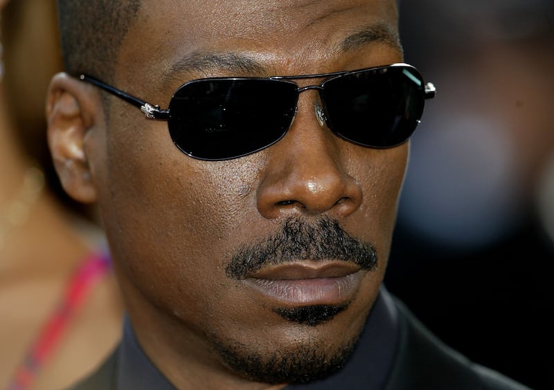 A moustache has become part of Eddie Murphy's signature look. Getty