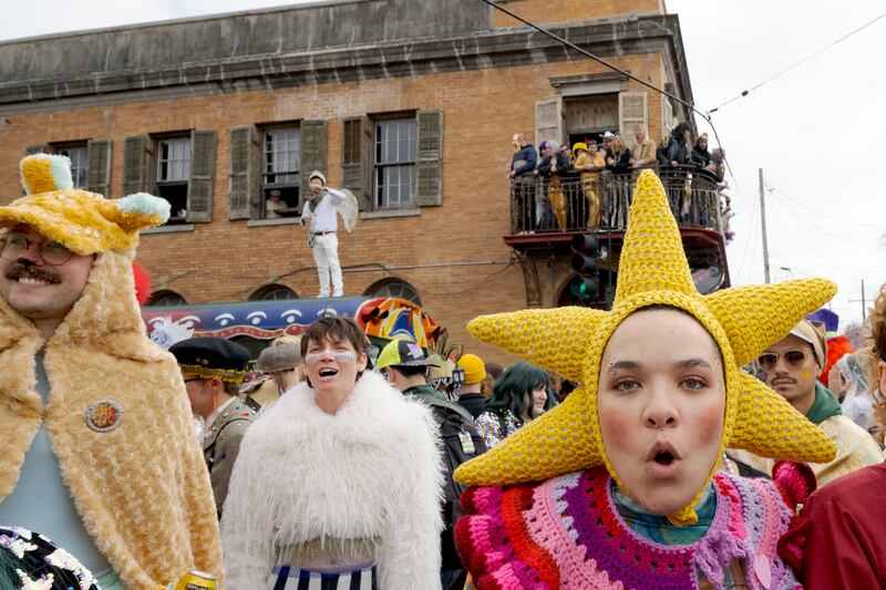 Mardi Gras celebrations in New Orleans. AP