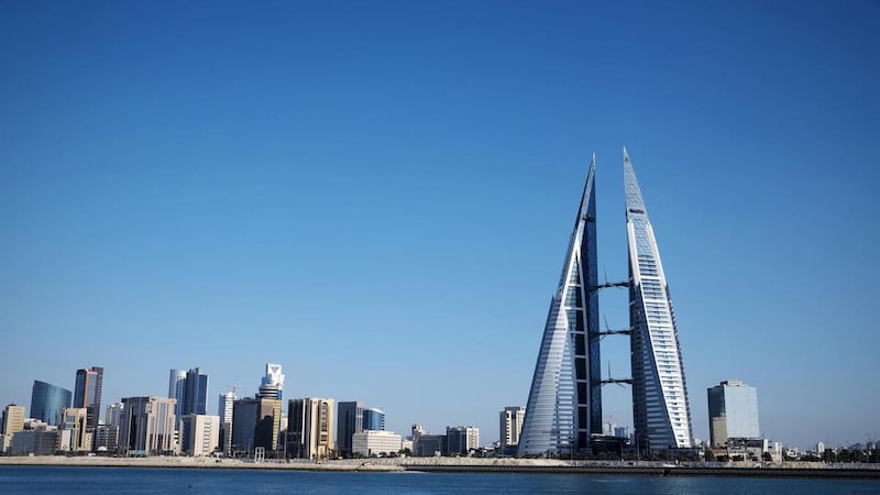The Skyline of Bahrain. The kingdom is among the five hottest countries in the Middle East and Central Asian region. AFP