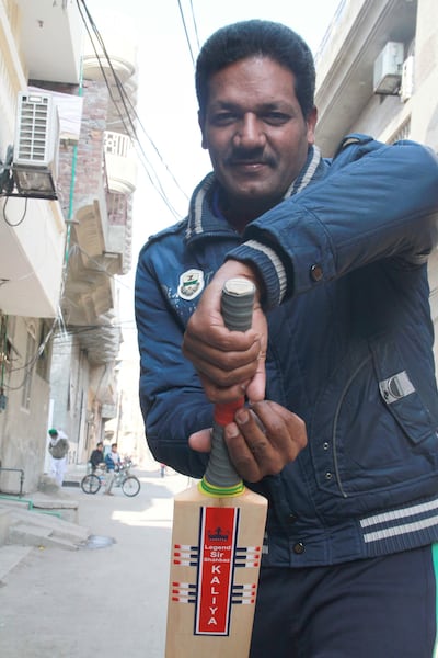 Tape ball legend Shahbaz Kaliya from Samanabad, Lahore. Courtesy Usman Yaseen