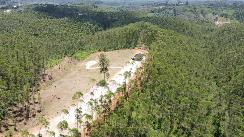 'Ground zero' of Indonesia's planned new capital, which would house the Presidential Palace and other government buildings. Photo: Syahruddin