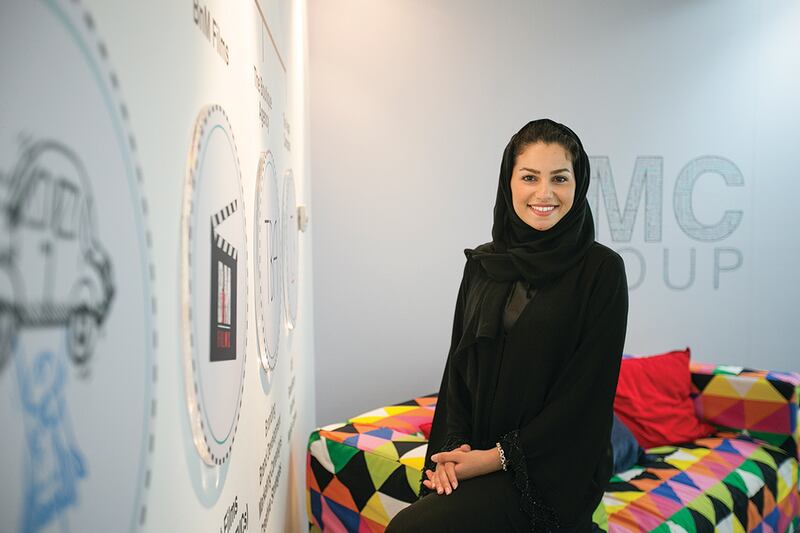 Myriam Al Dhaheri is the presenter and main researcher for Fnoon. Mona Al-Marzooqi / The National