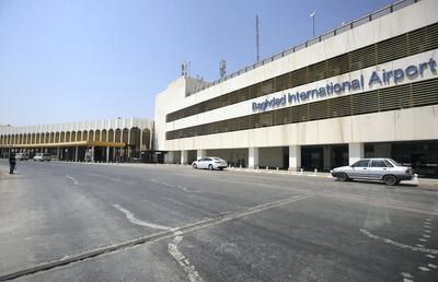 The Baghdad international airport is pictured following its reopening on July 23, 2020, after a closure forced by the coronavirus pandemic restrictions aimed at preventing the spread of the deadly COVID-19 illness in Iraq. (Photo by AHMAD AL-RUBAYE / AFP)