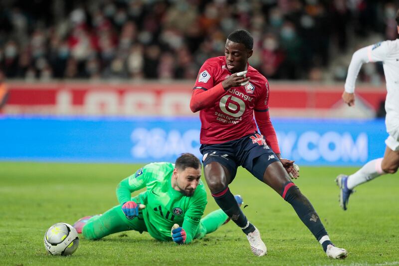 Timothy Weah - 4: US international rounded Donnarumma in first half but then kicked the ball against his own leg that allowed PSG to block shot at near post - but offside flag would have ruled out goal anyway. Offered little threat. AP