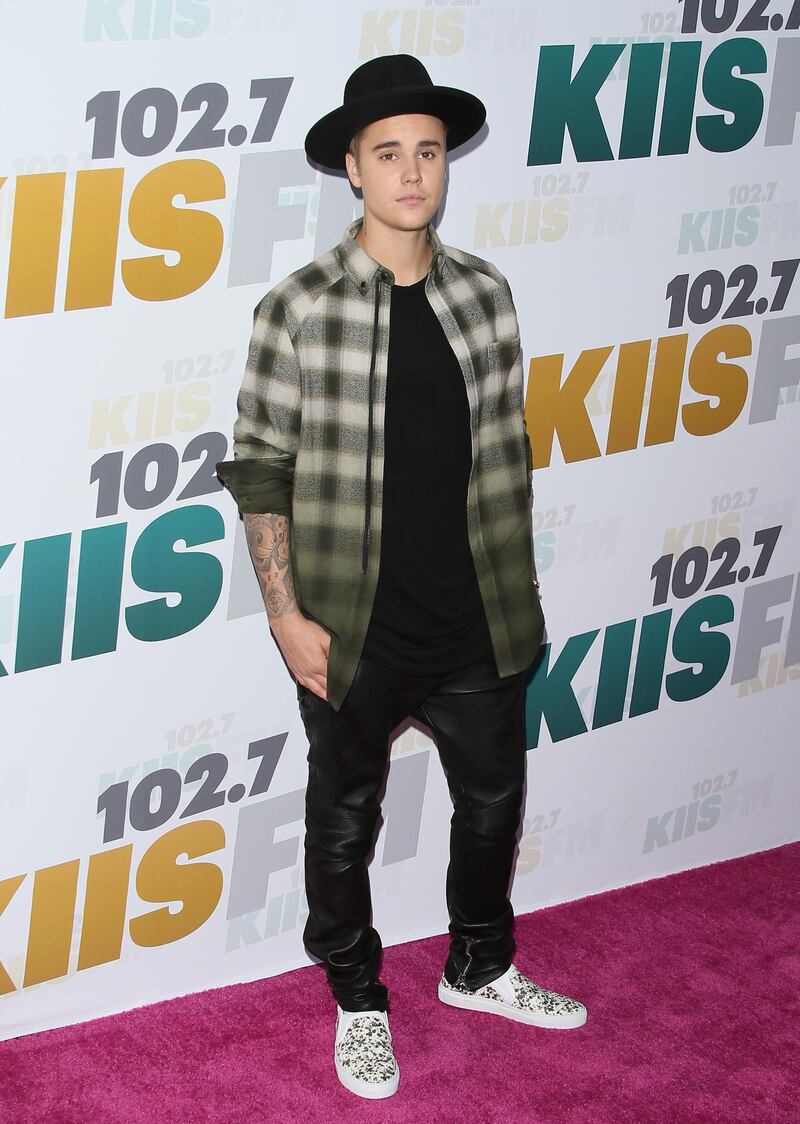 LOS ANGELES, CA - MAY 09: Justin Bieber attends 102.7 KIIS FM's Wango Tango 2015 at StubHub Center on May 9, 2015 in Los Angeles, California.  (Photo by JB Lacroix/WireImage/Getty Images) *** Local Caption ***  al09au-music-beiber.jpg