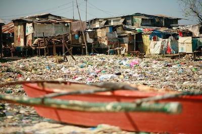 The conditions in the slums of Tondo, Manila is similar to how Manny Pacquiao grew up as a child in General Santos City, Sarangani Province. Around one fifth of people in the Philippines live below the poverty line.